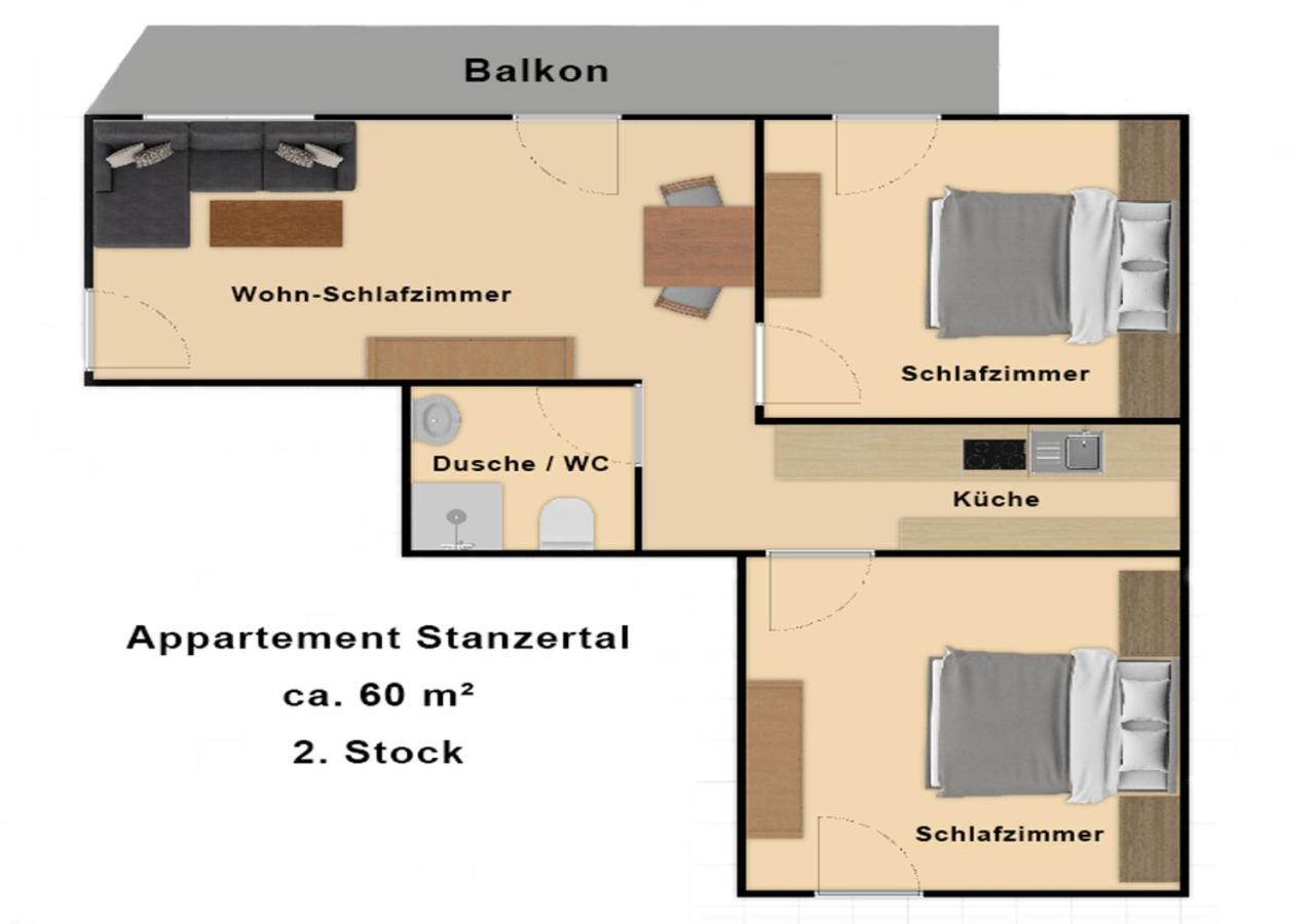 Appartement Pension St. Sebastian Pettneu am Arlberg Luaran gambar